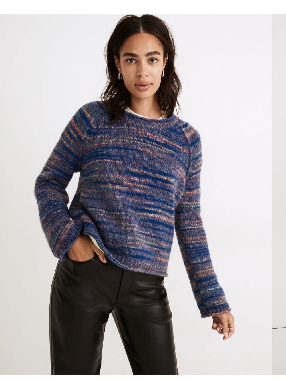 Madewell Space-Dyed Kersdale Pullover Sweater